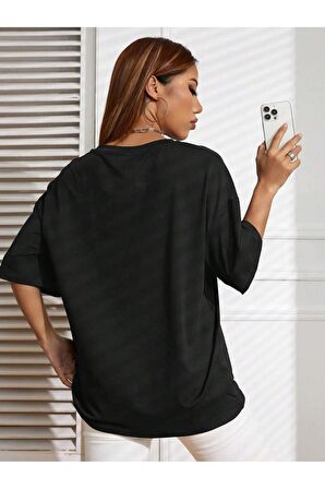 Unisex KİTAP Baskılı Oversize Tshırt