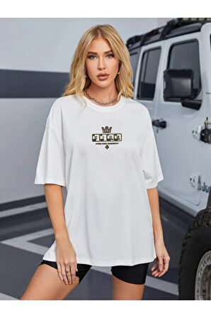 Unisex KING Baskılı Oversize Tshırt