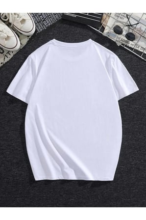 Unisex Tatlı Kedi Oversize Tshirt