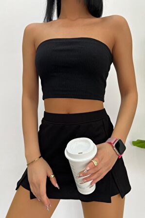 Kaşkorse Fitilli Crop Straplez