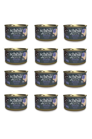 Schesir After Dark Pate Tavuklu ve Ördekli Konserve 80 Gr. X 12 Adet