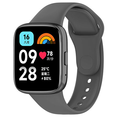 Gpack Xiaomi Redmi Watch 3 Active Kordon Mat Klasik Silikon KRD 70