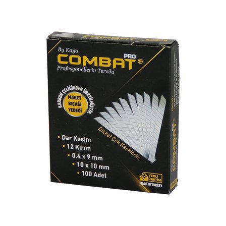 Yedek Küçük Falçata Bıçağı - 10'lu Paket - Dar Kesim - 12 Kırım 