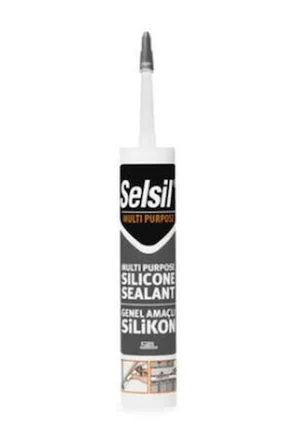 Siyah Universal Silikon - 280 gr - Dolgu Silikonu