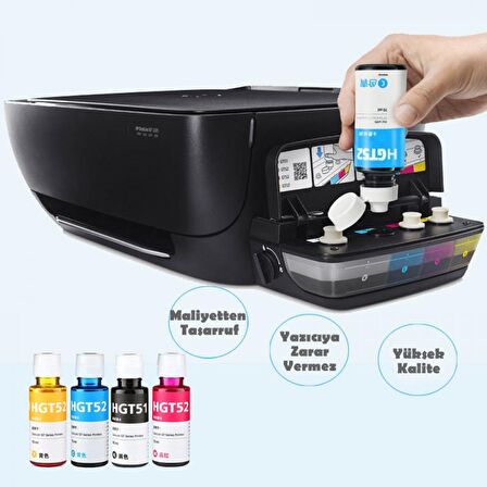 Baskistan Ink Tank Wireless 415 Mürekkep Seti 4 Renk