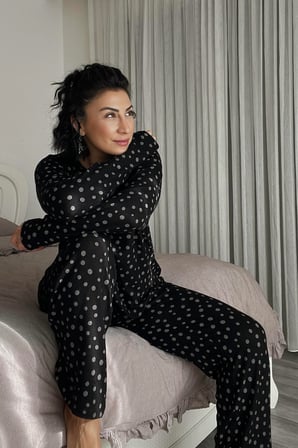 Puanlı Antrasit Yumoş Takım