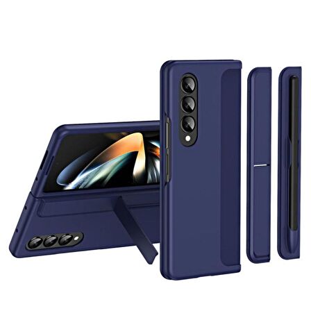 Gpack Samsung Galaxy Z Fold 4 Kılıf Standlı Veya Kalemli Lüx Sert Kapak Alp1