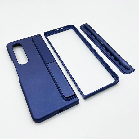 Gpack Samsung Galaxy Z Fold 4 Kılıf Standlı Veya Kalemli Lüx Sert Kapak Alp1