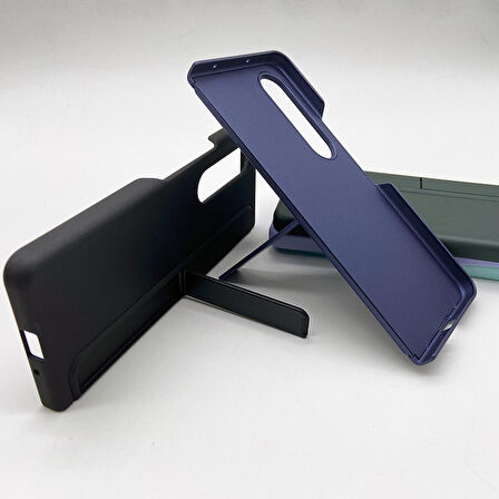 Gpack Samsung Galaxy Z Fold 4 Kılıf Standlı Veya Kalemli Lüx Sert Kapak Alp1