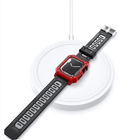 Gpack Apple Watch SE 2 2022 44mm Kordon Saat Etrafı Full Korumalı Defens Armor