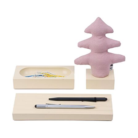 Kayigo Lavanta Dolgulu Çam Notluk / Pembe - Krem