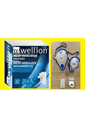 Wellion Astım Cihazı Taşınabilir Mesh Şarjlı Solunum Sessiz Evde Kullanım Akıllı Buhar Medikal Alet Tıbbi
