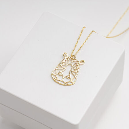 925 Ayar Gümüş Su Aygırı Kolye Özel Tasarım