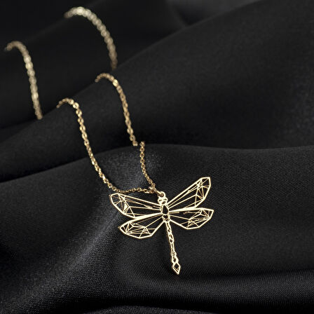 925 Ayar Gümüş Yusufçuk Kolye Özel Tasarım