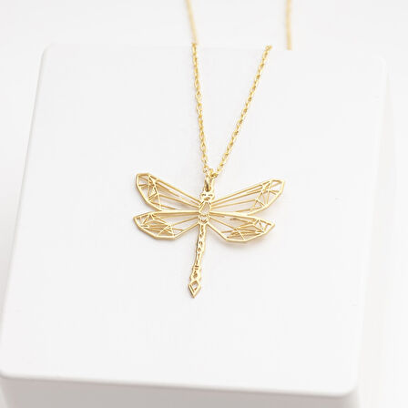 925 Ayar Gümüş Yusufçuk Kolye Özel Tasarım