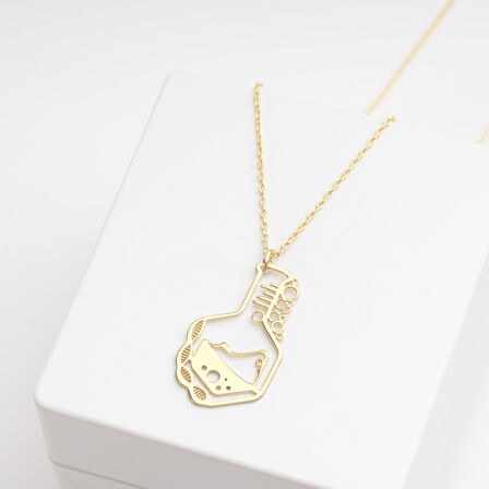 925 Ayar Gümüş Kimya Beger Glass Kolye Özel Seri