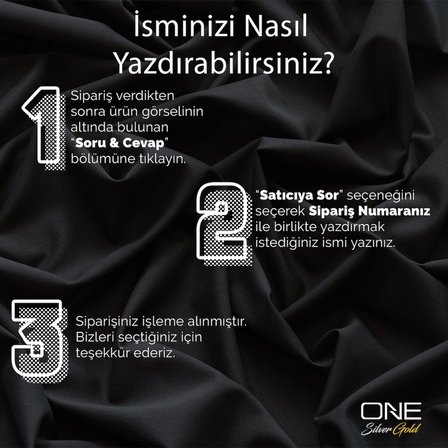 925 Ayar Gümüş Damla Harf Kolye Özel Tasarım