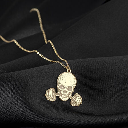 925 Ayar Gümüş Kafa Tası Kolye Özel Tasarım