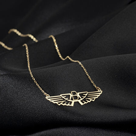 925 Ayar Gümüş Hava Kuvvetleri Askeri Harf Kolye Özel Tasarım