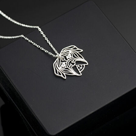 925 Ayar Gümüş  Yaşlı Bullodog Köpek Kolye Özel Tasarım