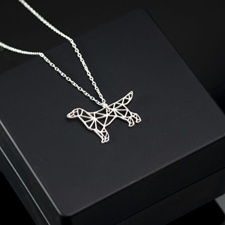 925 Ayar Gümüş Bull Teriyer  Köpek Kolye Özel Tasarım