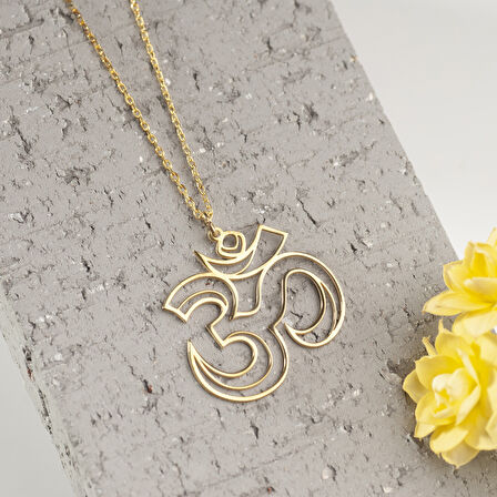 925 Ayar Gümüş  Meditasyon Kolye Özel Tasarım