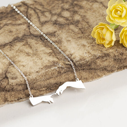 925 Ayar Gümüş  Yaratılış  Kolye Özel Tasarım