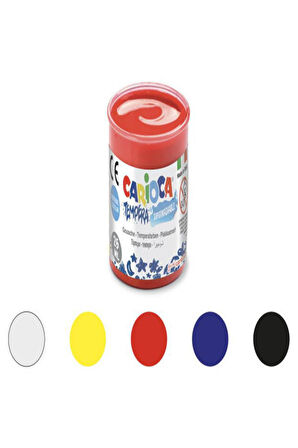 Carioca Tempera Süper Yıkanabilir Parmak Boyası 25 Ml 6Lı Ko022