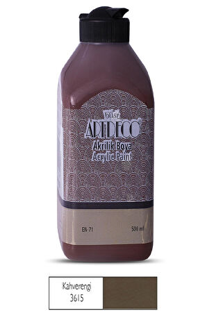 Artdeco Akrilik Boya 500 Ml Kahverengi Y 070L 3615