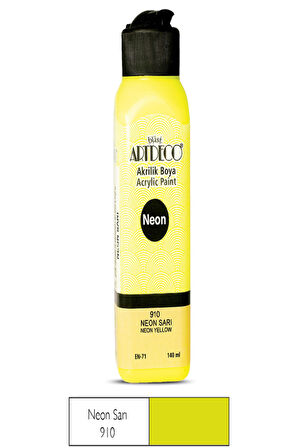 Artdeco Neon Akrilik Boya 140 Ml Neon Sarı 070R 910