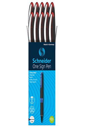 Schneider One Sign Pen Kalem Kırmızı 1.0Mm.183602