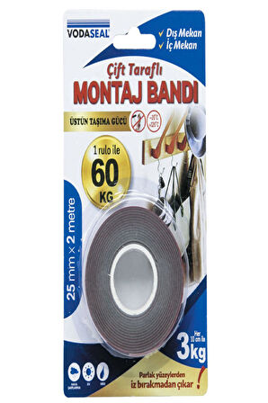 Vodaseal 25Mmx2M Vhb Montaj Bandı_78 0987