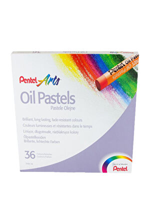 Pentel 36 Renk Yağlı Pastel Boya Phn36 Standart Ku