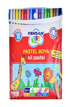 Kidz Çantalı Pastel Boya 18 Renk 98121