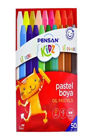 Kidz Pastel Boya 18 Renk 98061