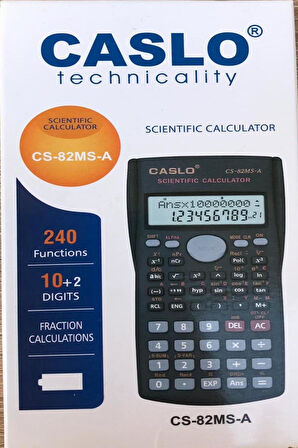 Csl Fonksiyonlu Hesap Makinesi 10+2 Hane CS-82MS-A