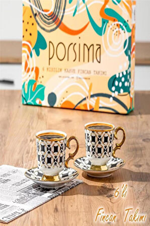 Porsima Peri 6 Lı Fincan Takımı 0016