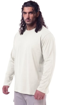 Erkek Büyük Beden 115 - 155 Kilo Arası Uygun Bedenli % 100 Pamuk Uzun Kol Bisiklet Yaka Sweatshirt