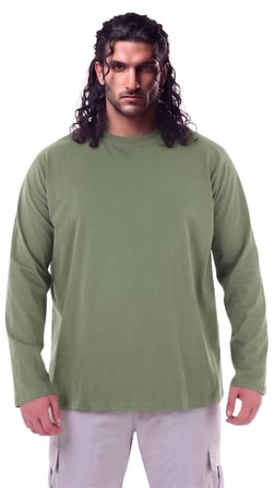 Erkek Büyük Beden 115 - 155 Kilo Arası Uygun Bedenli % 100 Pamuk Uzun Kol Bisiklet Yaka Sweatshirt