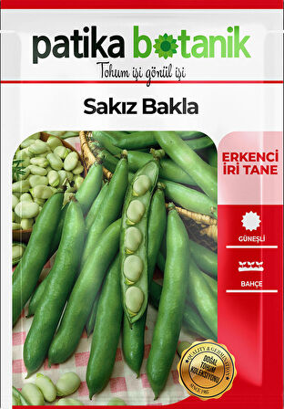 50 Adet Sakız Bakla Tohumu 