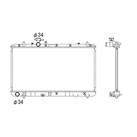 SU RADYATÖRÜ SUZUKİ ALTO 07-17