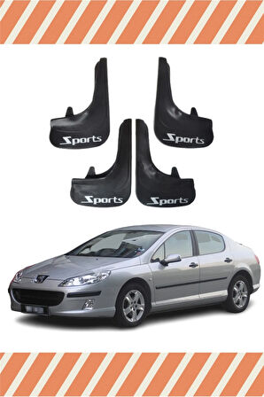 Peugeot 407 Sports yazılı 4’lü tozluk çamurluk paçalık şık görünüm