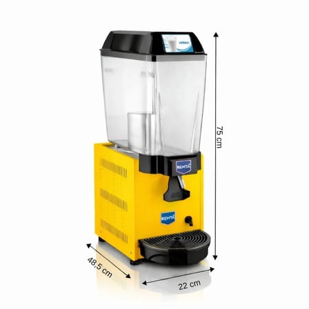 Remta 20 Litre Tekli Ayran Soğutucu Sarı - ST11