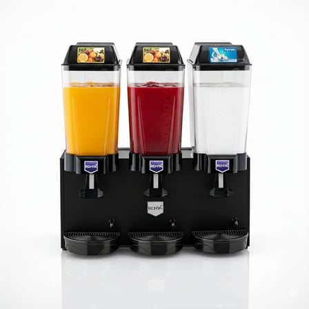 Remta 20+20+20 Litre Şerbet + Şerbet + Ayran Soğutucu Siyah - ST17