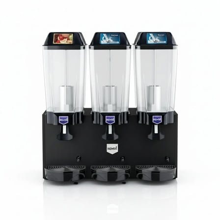 Remta 20+20+20 Litre Şerbet + Ayran + Ayran Soğutucu Siyah - ST19