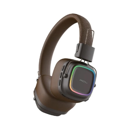 ACL ABK-10 Ultra Bass Kablosuz Bluetooth Kulak Üstü Kulaklık Yumuşak Deri kahverengi