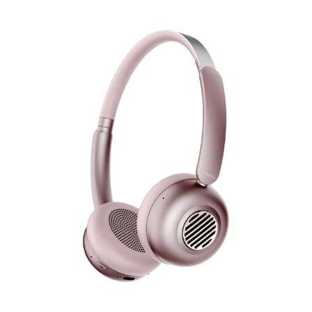 ACL ABK-12 Kablosuz Bluetooth Kulak Üstü Kulaklık Ultra Bass Metalik Görünüm Pembe