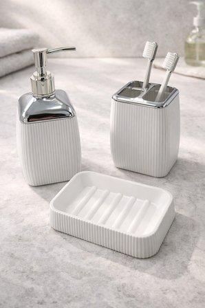 Akrilik 3'lü Banyo Takımı