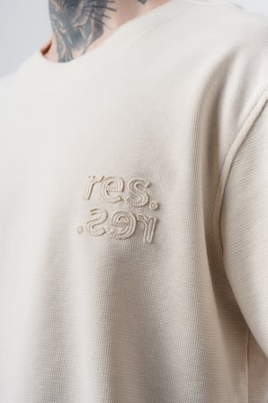 Erkek Pis Dikişli Regular Fit T-Shirt Şort Takım Bej