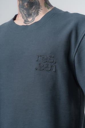 Erkek Pis Dikişli Regular Fit T-Shirt Şort Takım Petrol